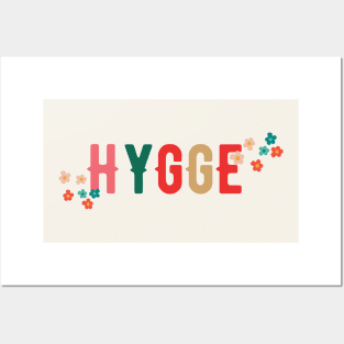 Hygge + flowers Posters and Art